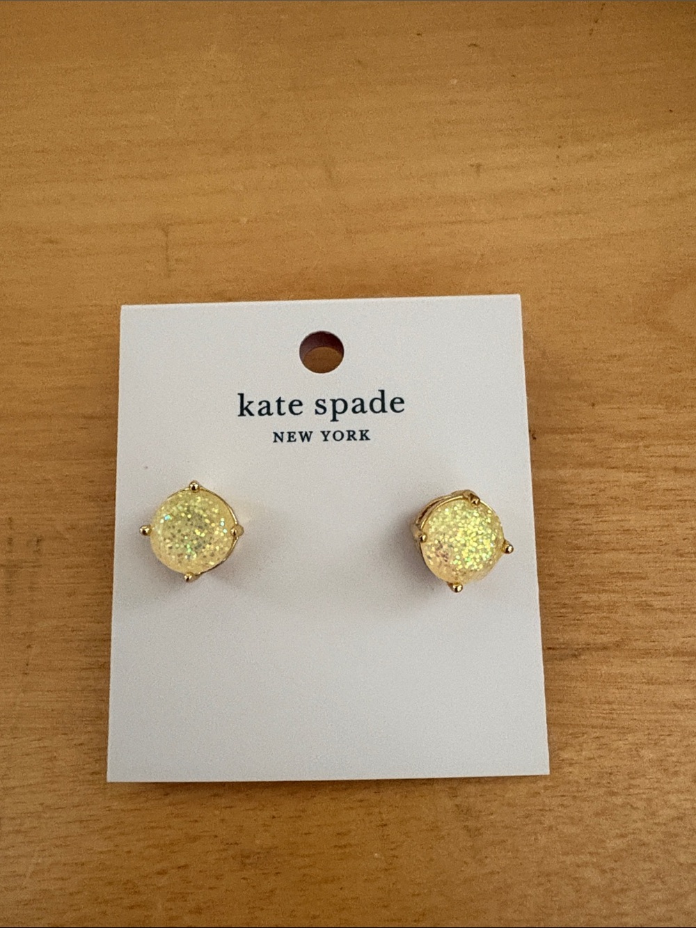kate spade Yellow-Gold Iridescent Stud Earrings